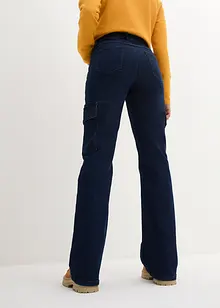 Cargo-jeans, High Waist, komfortlinning, bonprix