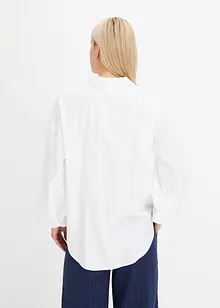 Oversized bluse av ren bomull, bonprix