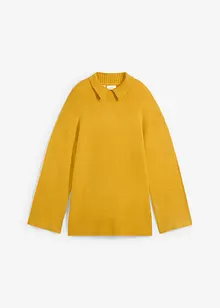 Oversized genser med Turtleneck og splitter i siden, bonprix