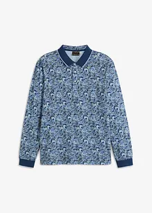 Lang arm - Poloshirt med mønster, bonprix