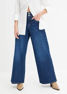 Wide Leg-jeans, High Waist, bonprix