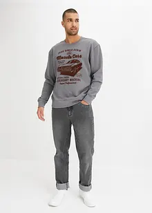 Sweatshirt med print, Loose Fit, bonprix