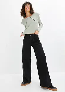 Wide Leg-jeans Mid Waist, bonprix