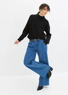 Wide Leg-jeans Mid Waist, bonprix