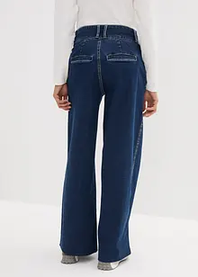 Wide Leg-jeans High Waist, stretch, bonprix