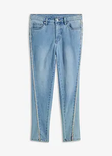 Jeans med strass-applikasjon, bonprix