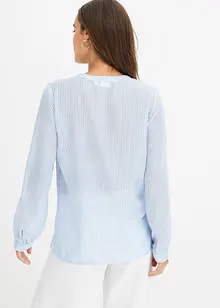 Bluse med volanger, bonprix