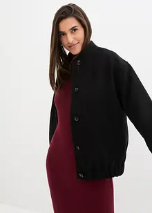 Oversized Jacke i ull-look, bonprix