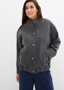 Oversized Jacke i ull-look, bonprix