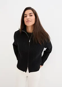 Cardigan med glidelås, bonprix