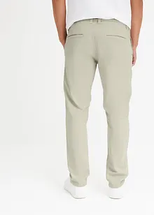 Loose Fit stretch-chinos med økologisk bomull, Straight, bonprix