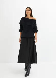 Asymmetrisk off-shoulder genser, bonprix