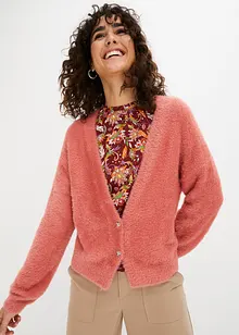 Myk cardigan med dekorknapper, bonprix