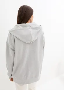 Oversized sweatjakke med hette, bonprix