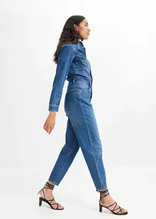 Denim-jumpsuit, Barrel Fit, bonprix