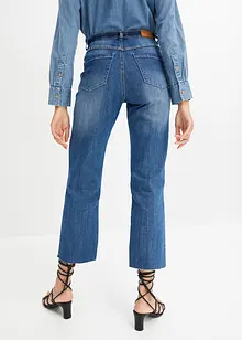 Straight-jeans High Waist, økologisk bomull, bonprix