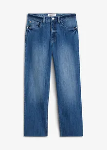 Straight-jeans High Waist, økologisk bomull, bonprix