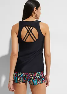 Tankini (3-delt sett) med bustier-bikinioverdel, bonprix