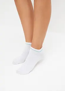 Sneakerssokker med økologisk bomull (5-pack), bonprix