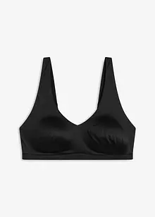 Vattert bralette uten bøyle i blankt materiale, bpc bonprix collection