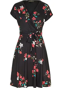 Jerseykjole i omslagsstil, bonprix