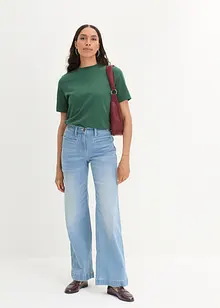 Wide Leg-jeans Mid Waist, bonprix