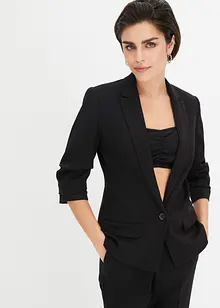 Blazer med draperte ermer, bonprix