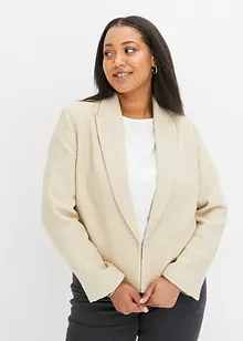 Kort bouclé-blazer, bonprix