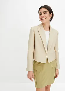 Kort bouclé-blazer, bonprix