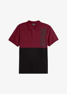 Piké poloshirt i økologisk bomull, slim fit, bonprix