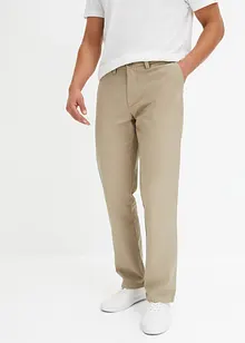 Chinos i ren bomull og Regular Fit-modell, Straight, bonprix