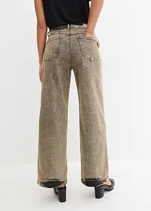 Wide Leg-jeans High Waist, stretch, bonprix