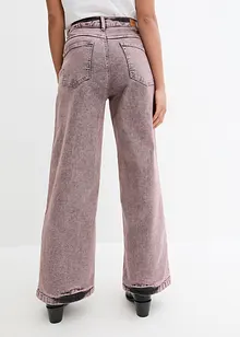 Wide Leg-jeans High Waist, stretch, bonprix