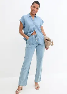 Straight jeans Mid Waist, stretch, bonprix