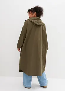 Overgangsparkas med trench-look og justering i midjen, bonprix