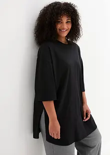 Oversized lang topp med splitter i sidene, bonprix