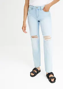 Straight jeans med Destroy-effekt, bonprix