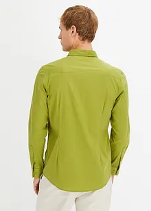 Skjorte med bomull og stretch, Slim Fit, bonprix