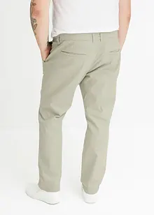 Loose Fit stretch-chinos med økologisk bomull, Straight, bonprix