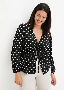 Bluse med print, bonprix