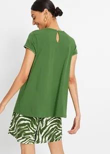 Bomullstopp med blonder, bonprix