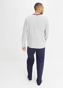 Enkel pyjamas med V-hals, bonprix