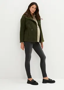 Mammajeggings med bomull (2-pack), Skinny, bonprix