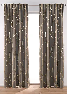 Mørkleggingsgardin med glanstrykk (1-pack), bonprix