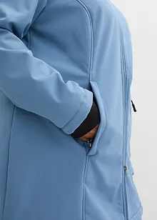 Lang funksjonsjakke i softshellmateriale med pilefleece, bonprix