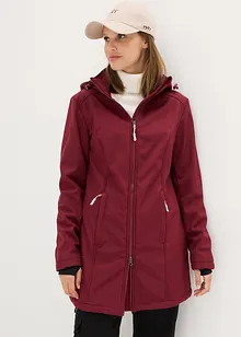 Lang funksjons-softshelljakke med teddyfleece, bonprix