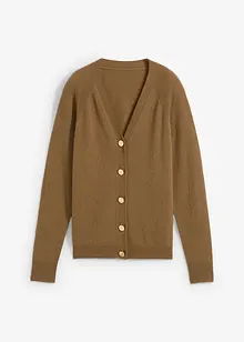 Cardigan i kasjmir med Good Cashmere Standard®, bonprix