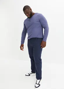 Essential Henley-shirt, lang arm av økologisk bomull, bonprix