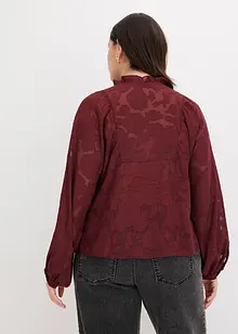 Bluse med volumermer, bonprix