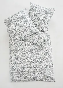 Sengesett i percale med blomsterdesign, bonprix